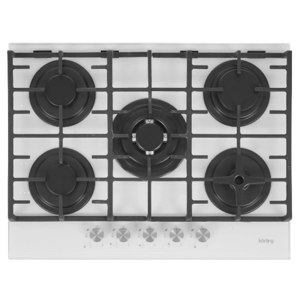 Газовая стеклянная варочная панель HGG 7835 CTW