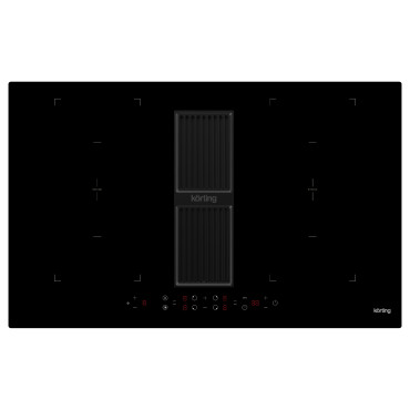 Индукционная варочная панель с интегрированной вытяжкой HIBH 84980 NB Индукционная варочная панель с интегрированной вытяжкой HIBH 84980 NB