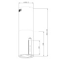 Островная вытяжка KHA 35808 DN Cylinder