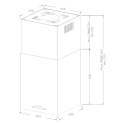 Островная вытяжка KHA 45970 N Cube