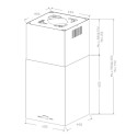 Островная вытяжка KHA 45970 W Cube