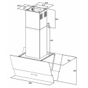 Островная вытяжка KHA 99750 GW