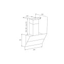 Наклонная вытяжка KHC 65070 GW