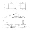 Полновстраиваемая вытяжка KHI 6099 ICGN