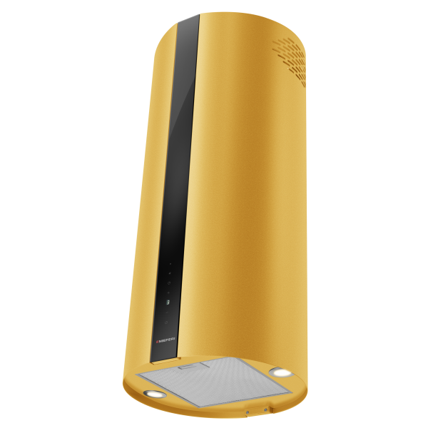 0940MФ Вытяжка цилиндрическая островная TUBE40GOLD ISLA COMFORT PLUS