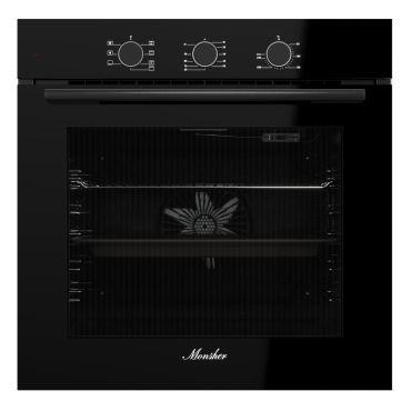 8856 Духовой электрический шкаф Monsher MOE 6007 Noir
