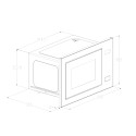 8883 Встраиваемая микроволновая печь MMH 1025 Noir