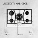 6204 Варочная поверхность Kuppersberg FG 73 W