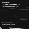 6395 Вытяжка наклонная F 601 BL