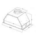 6511 Вытяжка встраиваемая INTRO 70 X