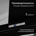 6524 Вытяжка островная DUDL 4 BL