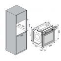 6558 Духовой шкаф электрический HF 610 GR