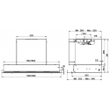 6574 Встраиваемая вытяжка FRANCESCA 90