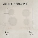 6575 Варочная панель электрическая ECS 622 C