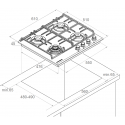 6634 Варочная панель газовая FG 63 GR