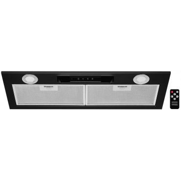 6678 Вытяжка встраиваемая INLINEA 72 Black