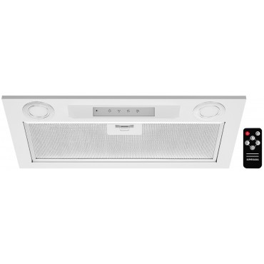 6691 Вытяжка встраиваемая INLINEA 52 White