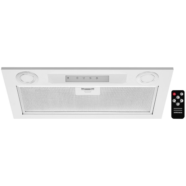 6691 Вытяжка встраиваемая INLINEA 52 White