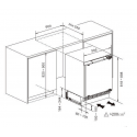 6790 Холодильник встраиваемый RBU 814
