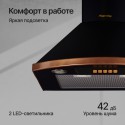 7232 вытяжка BONA 60 B Bronze