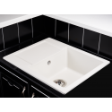 8051 Кухонная мойка MODENA 1B1D WHITE