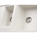 8335 Кухонная мойка MODENA 1,5B2D WHITE