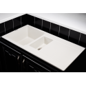 8335 Кухонная мойка MODENA 1,5B2D WHITE