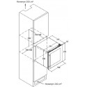 8516 Винный шкаф встраиваемый RBW 66