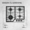 8624 Варочная панель газовая FS 66 X