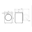 8932 Стиральная машина отдельностоящая WM 561 GR