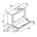 5945 вытяжка Kuppersberg SLIMBOX 90 GW